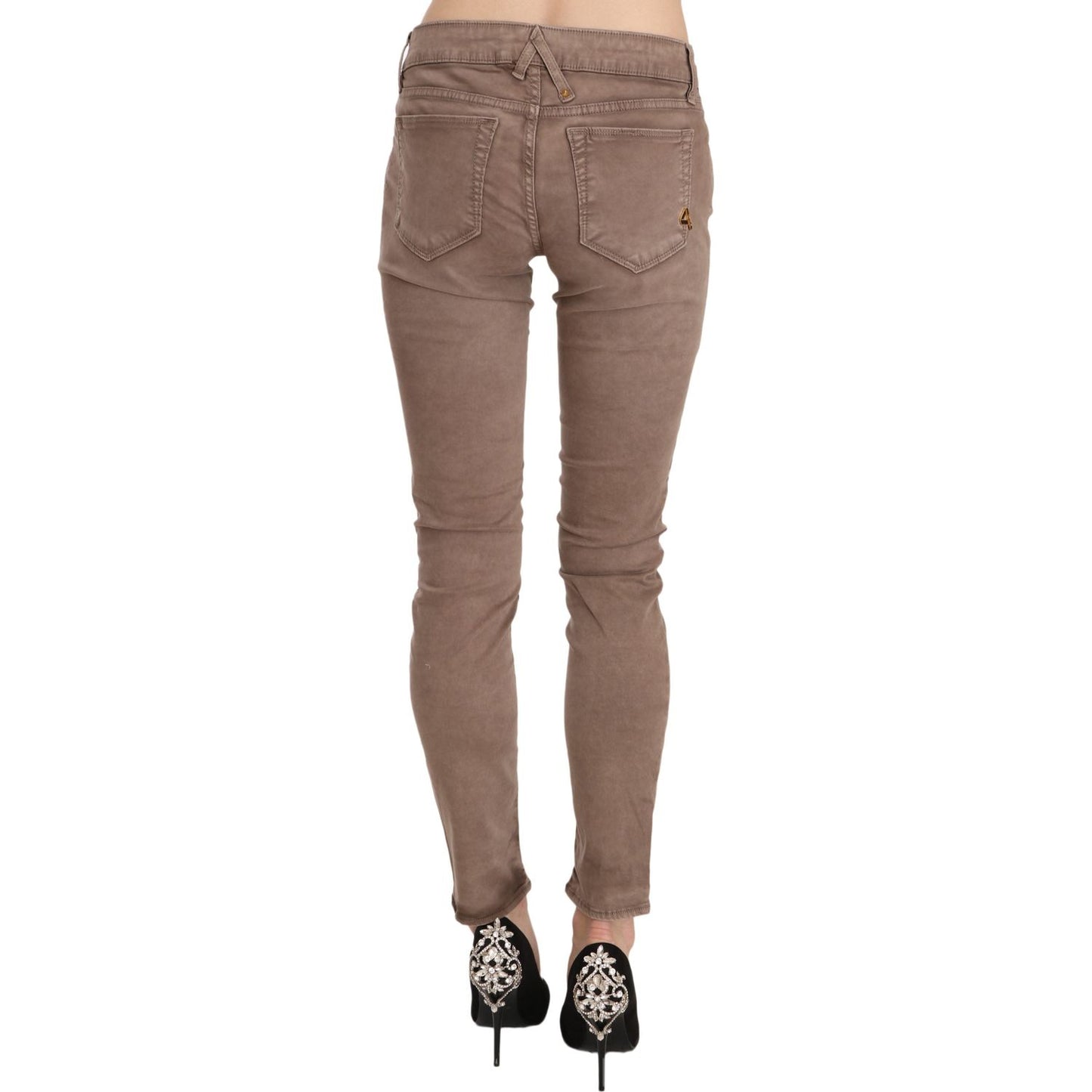 CYCLE Chic Brown Slim Fit Skinny Jeans CYCLE Dim Gray