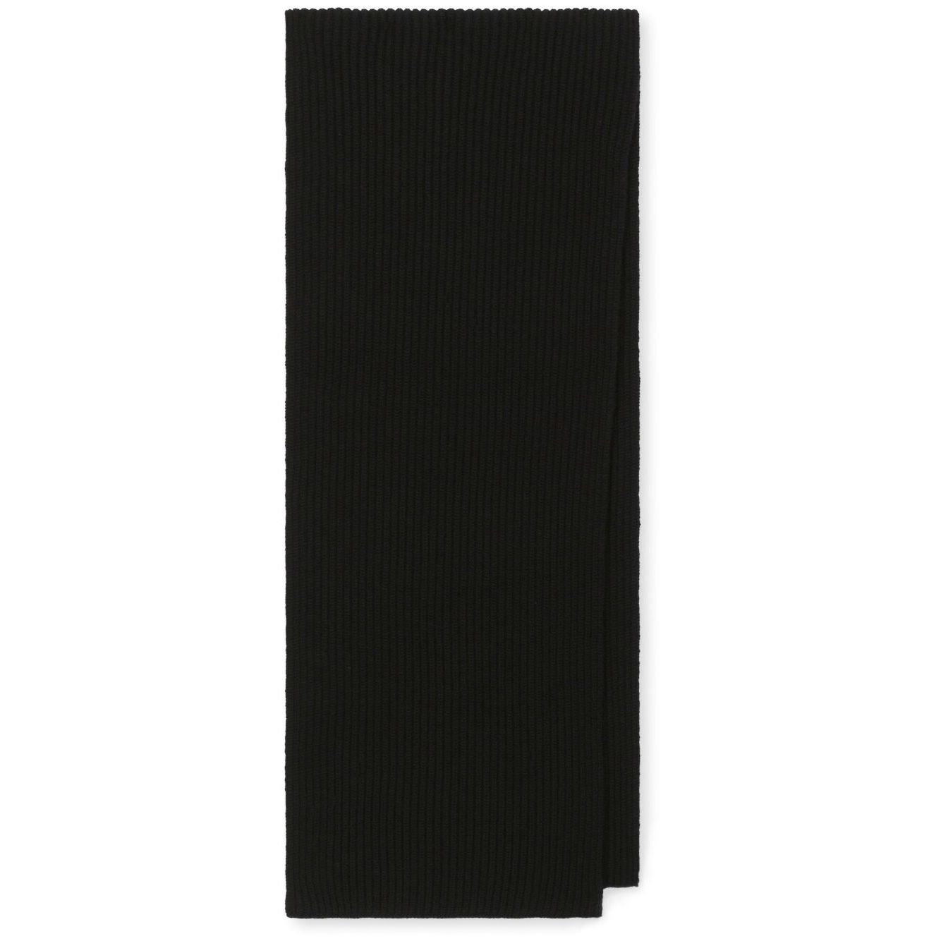 Dolce & Gabbana Fisherman’s rib cashmere scarf with DG logo