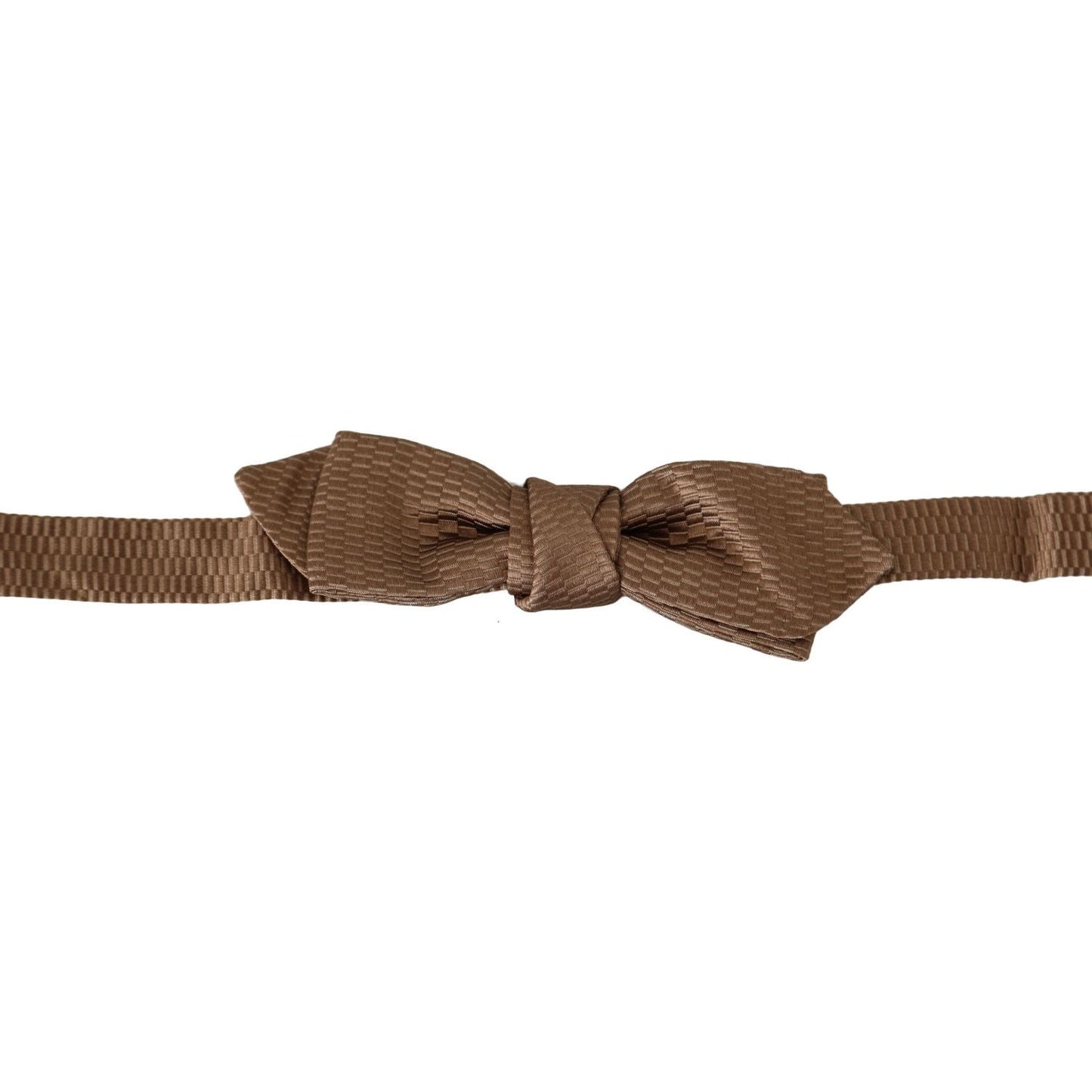 Dolce & Gabbana Elegant Brown Gold Bow Tie Bow Tie Dolce & Gabbana Dark Olive Green