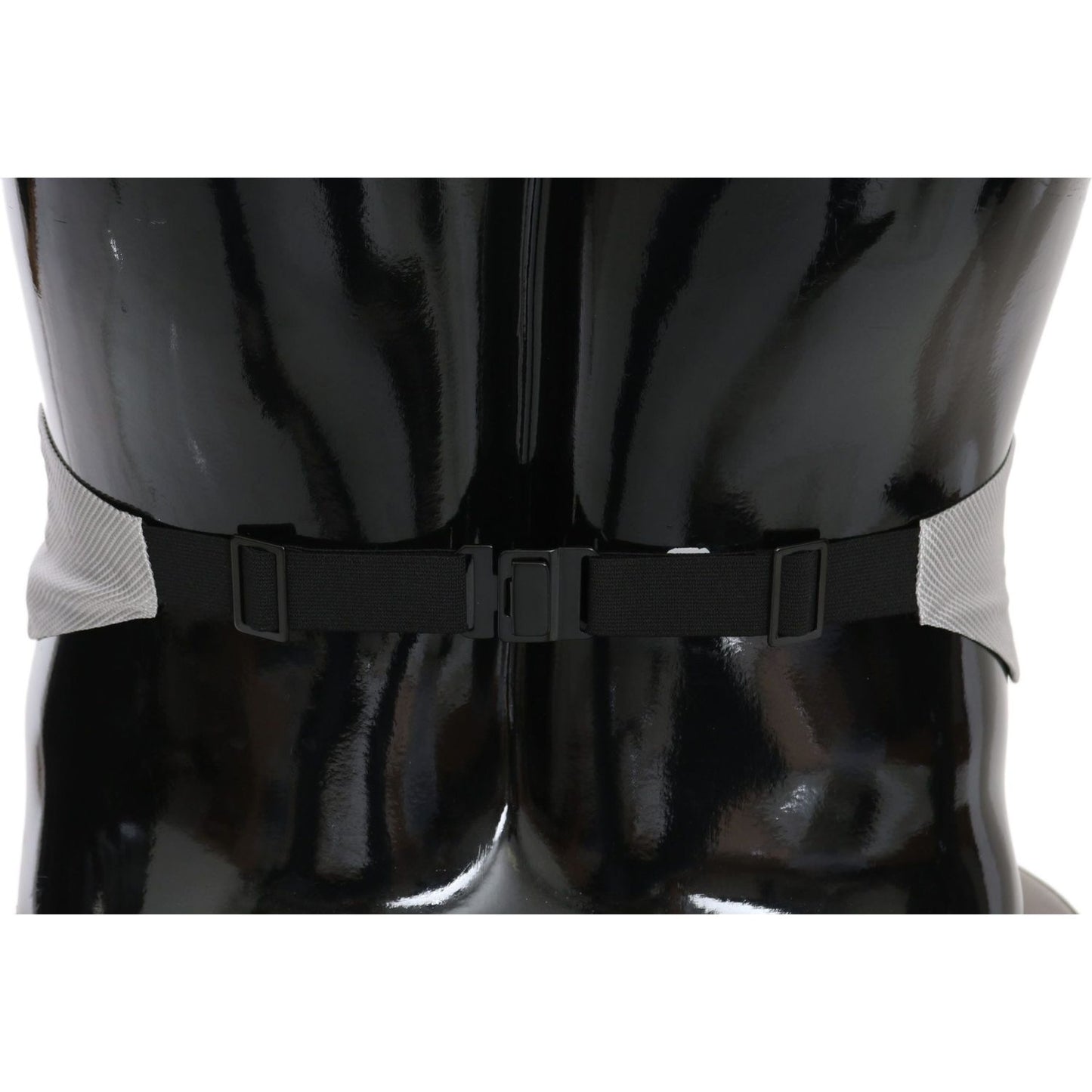 Dolce & Gabbana Elegant Silk Gray Cummerbund Dolce & Gabbana Black