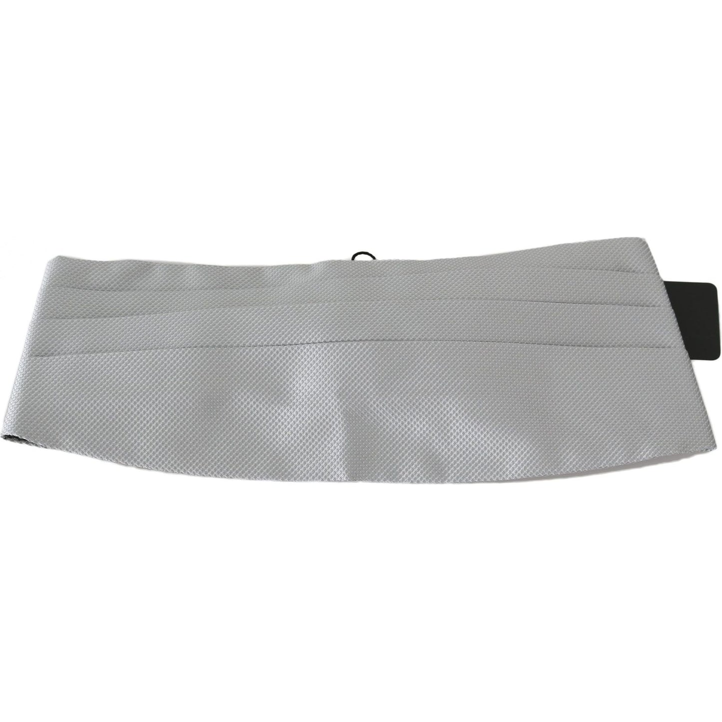 Dolce & Gabbana Elegant Silk Gray Cummerbund Dolce & Gabbana Dark Gray