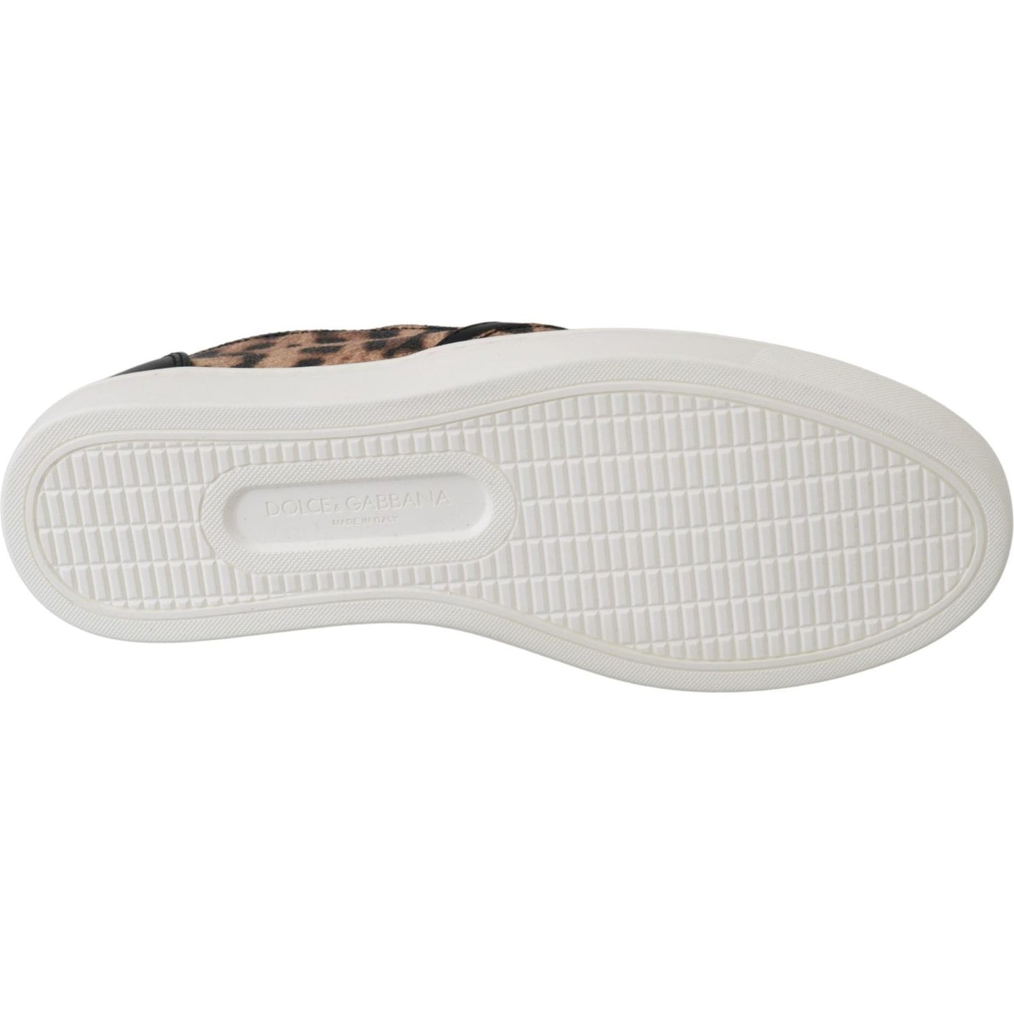 Dolce & Gabbana Chic Leopard Print Loafers for Elegant Comfort Dolce & Gabbana Light Gray