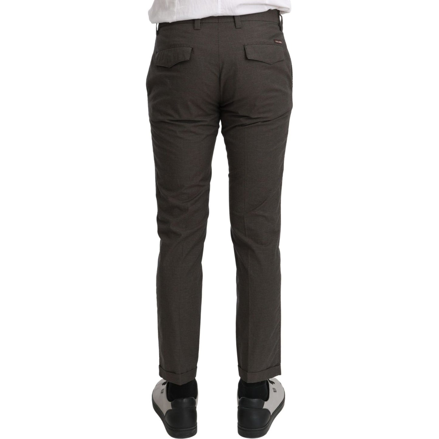 Dolce & Gabbana Elegant Brown Casual Pants Dolce & Gabbana Dark Slate Gray