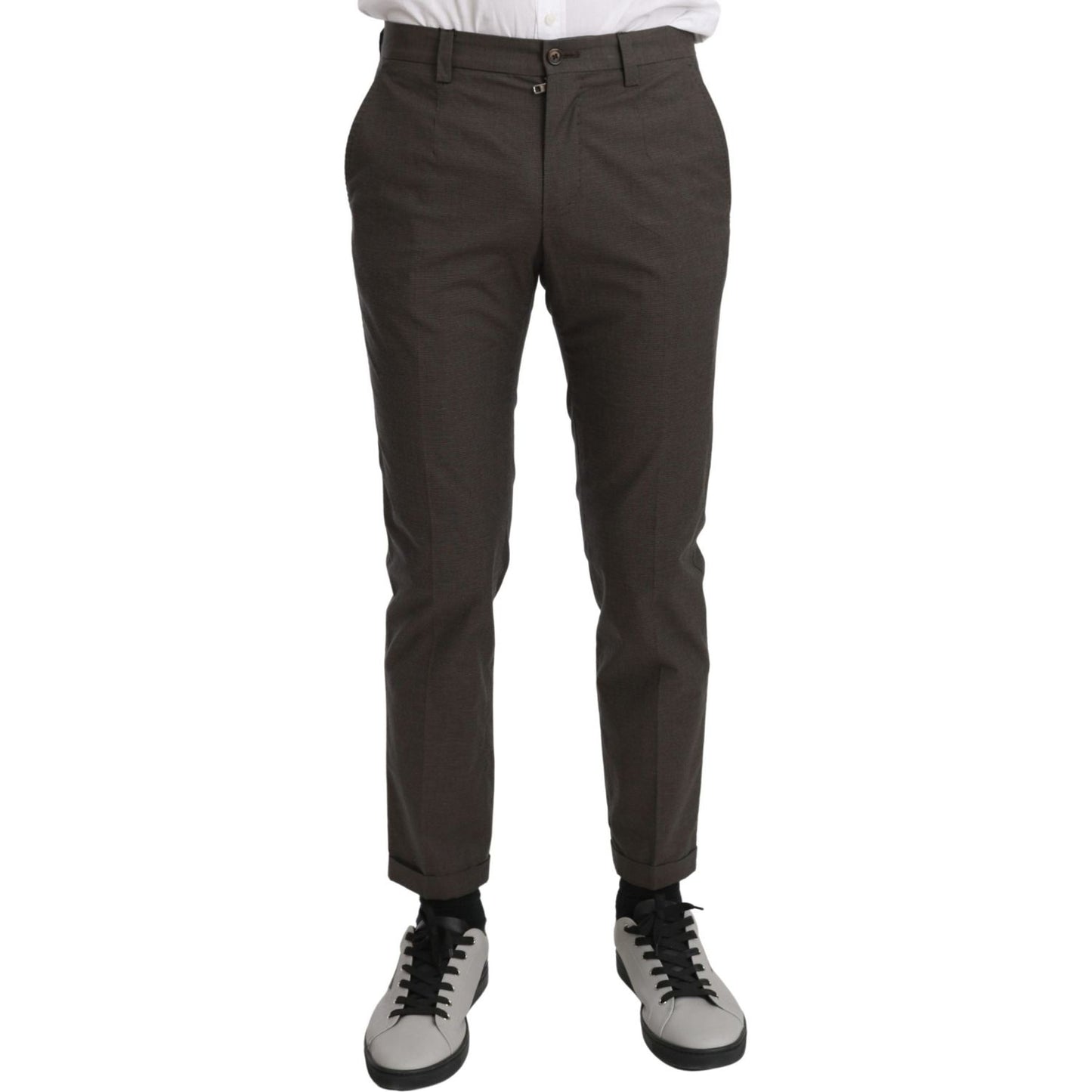 Dolce & Gabbana Elegant Brown Casual Pants Dolce & Gabbana Dark Slate Gray