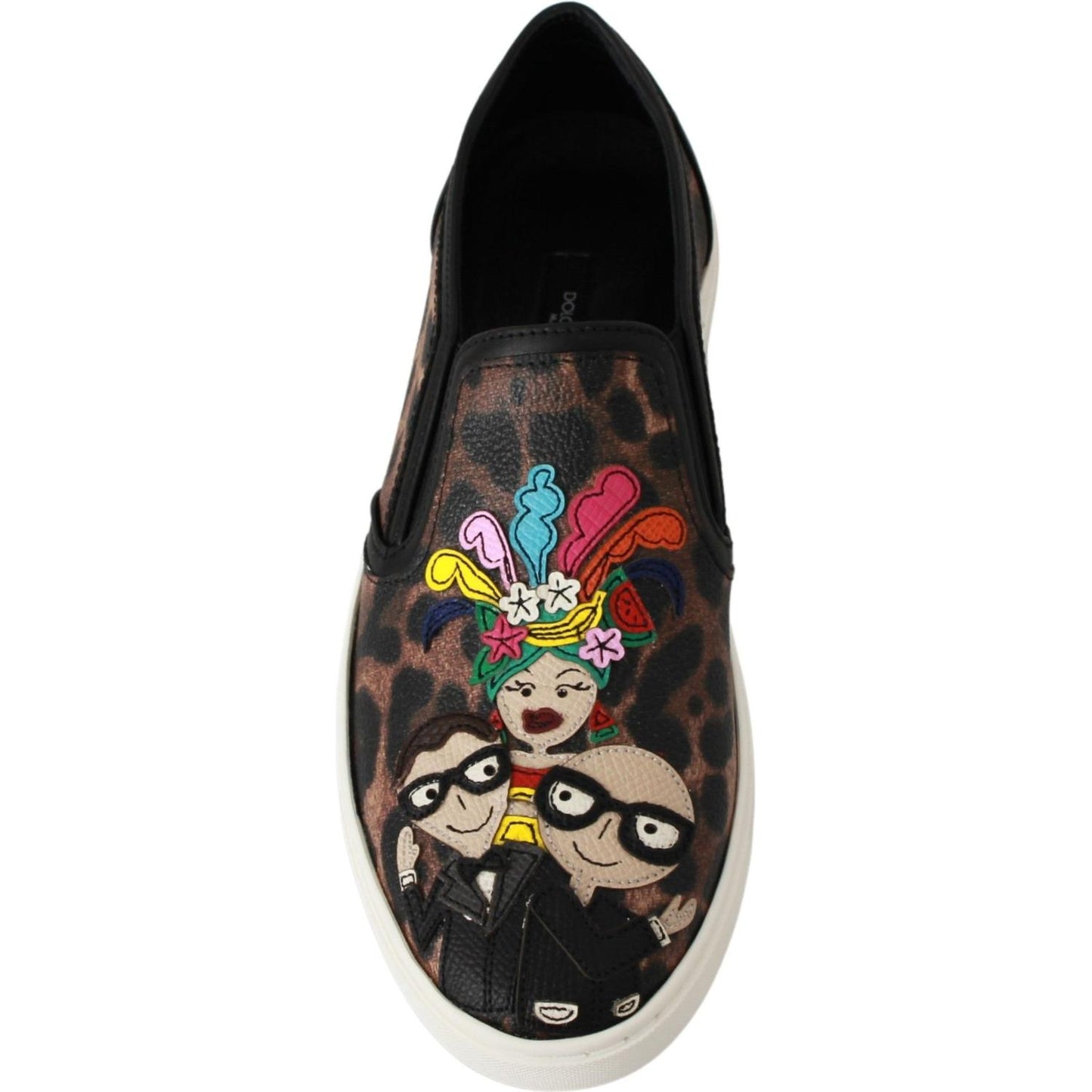 Dolce & Gabbana Elegant Leopard Print Loafers for Sophisticated Style Dolce & Gabbana Tan