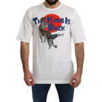 Dolce & Gabbana White Leopard Royal Top T-shirt