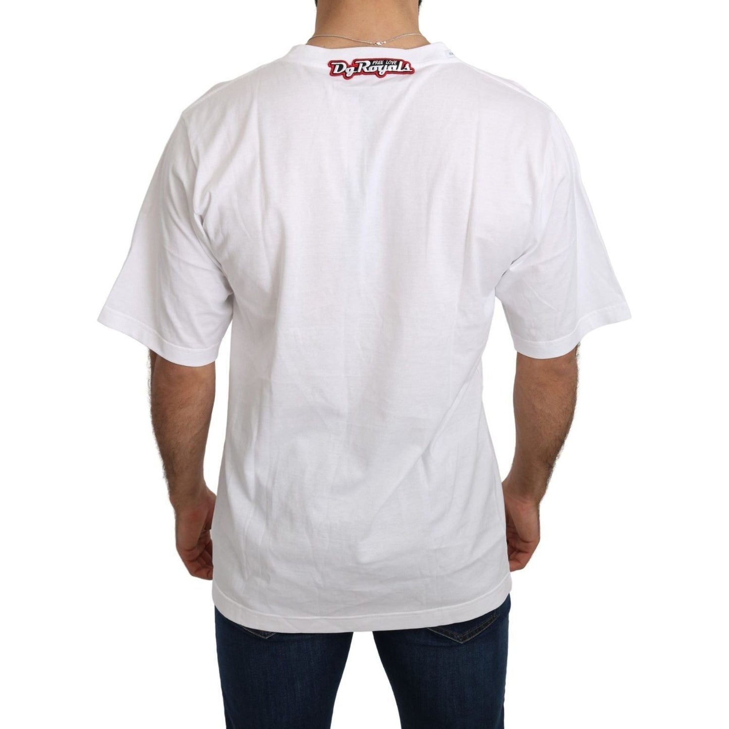 Dolce & Gabbana Panda Love Slim Fit Crewneck Tee Dolce & Gabbana Light Gray