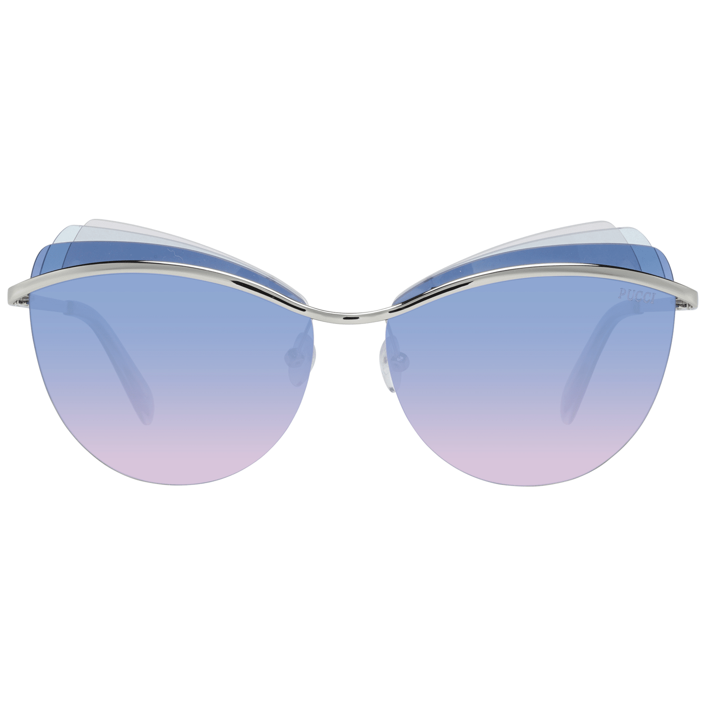 Emilio Pucci Gold Women Sunglasses Emilio Pucci Light Steel Blue