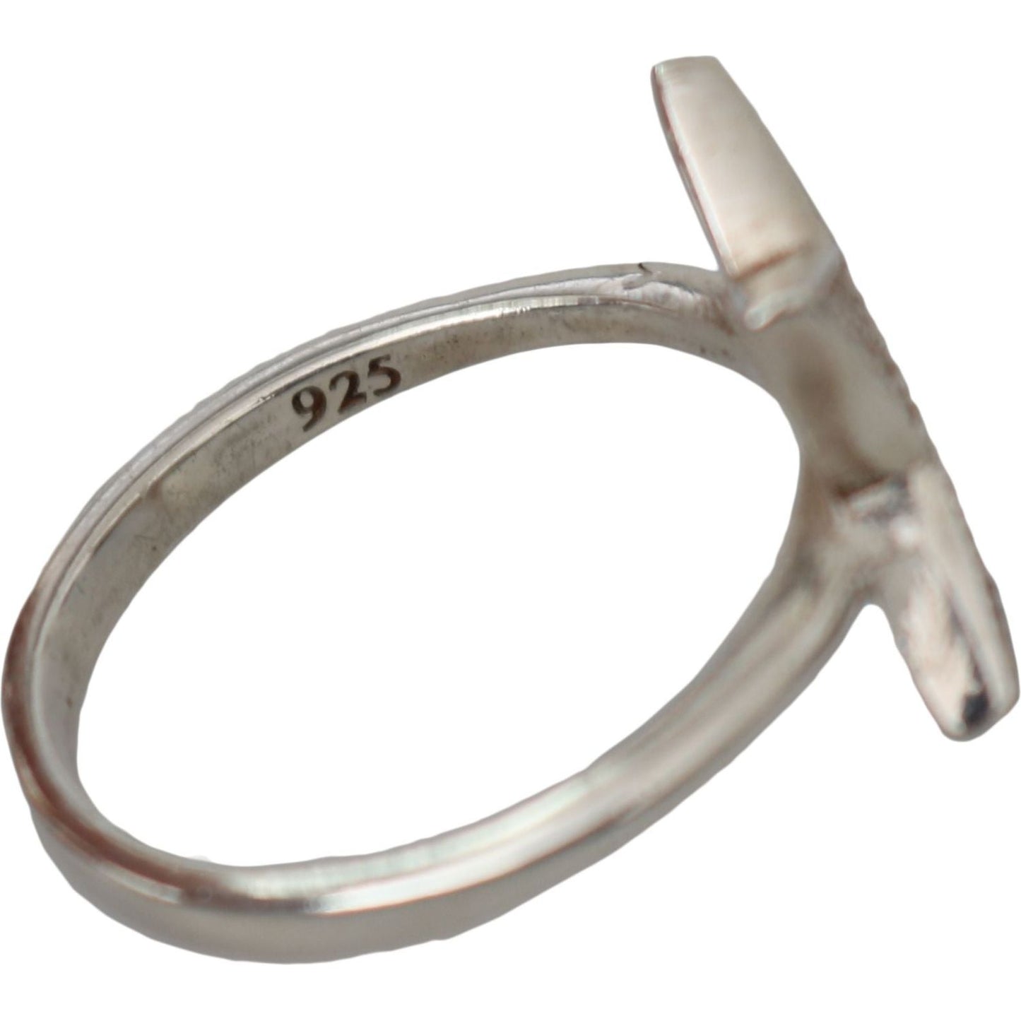 Nialaya Chic Silver CZ Crystal Women's Statement Ring Ring Nialaya Rosy Brown