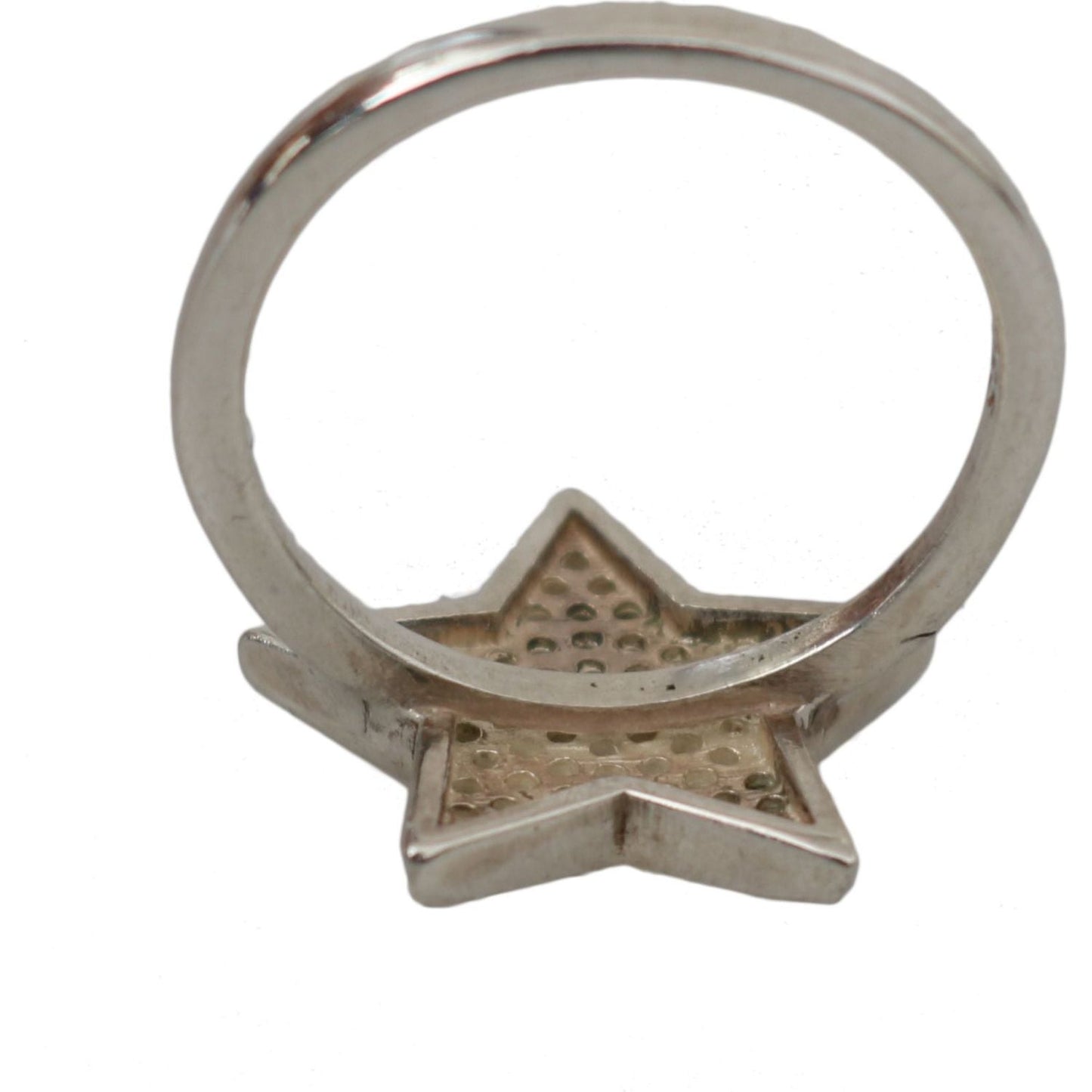 Nialaya Chic Silver CZ Crystal Women's Statement Ring Ring Nialaya Light Slate Gray