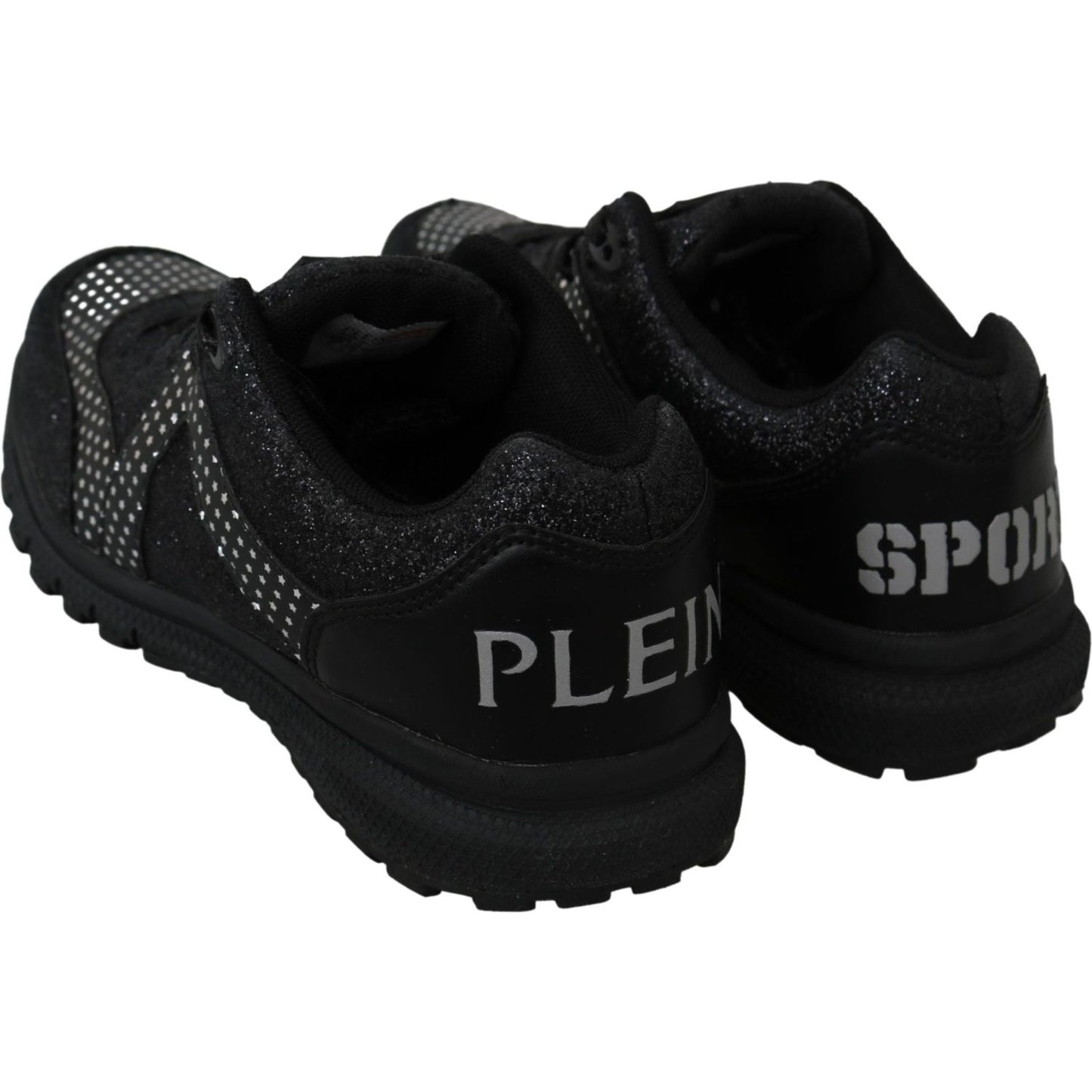 Philipp Plein Black Running Jasmines Sneakers Shoes LA7170-36