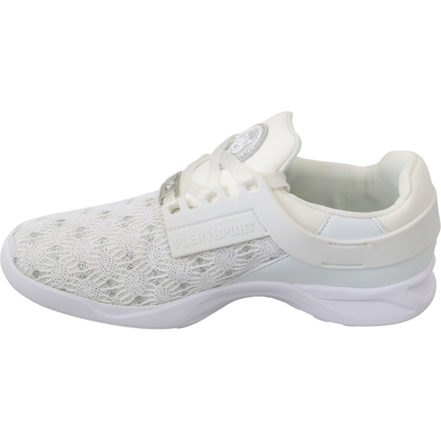 Philipp Plein Trendy White Beth Sneakers for Women WOMAN SNEAKERS Philipp Plein Light Gray