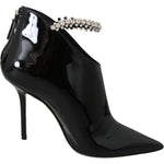 Jimmy Choo Elegant Black Patent Heeled Boots 191714864450