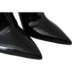 Jimmy Choo Elegant Black Patent Heeled Boots 191714864450