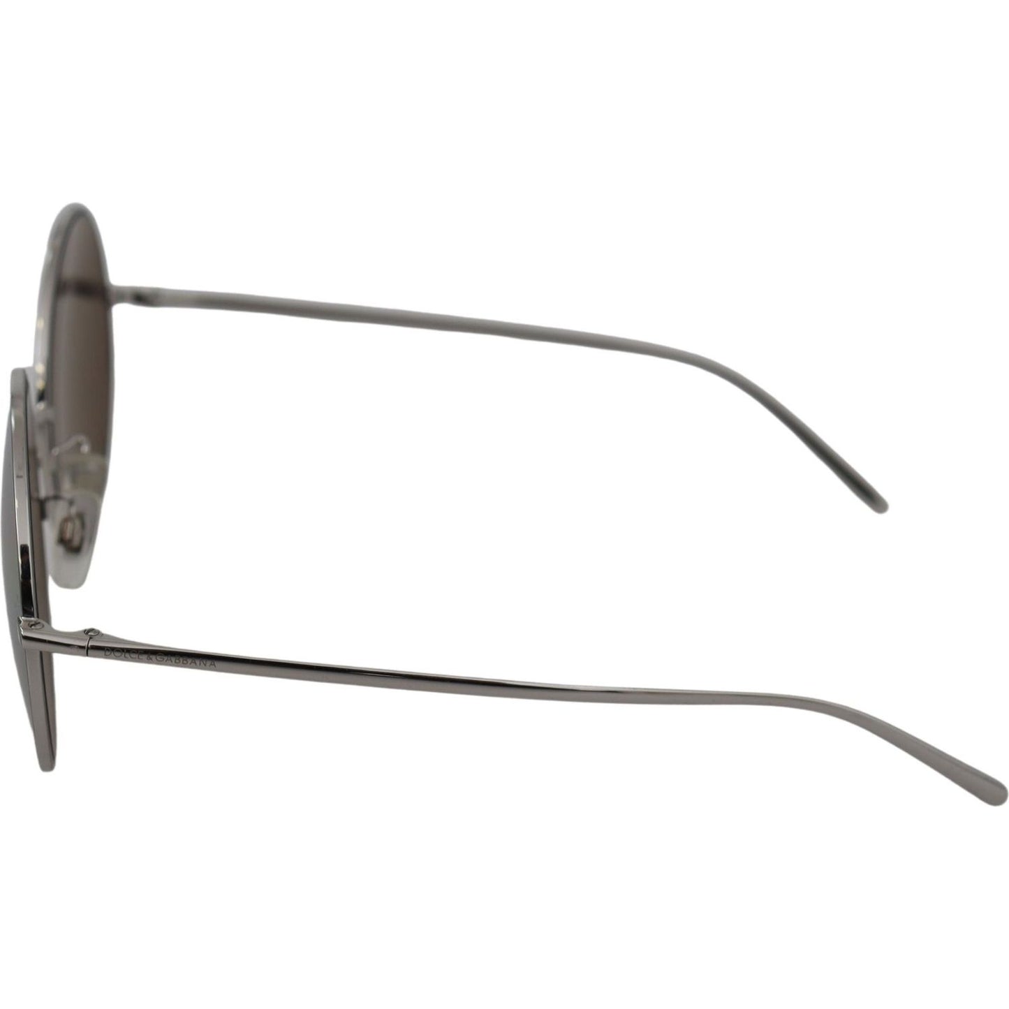 Dolce & Gabbana Chic Silver Grey Lens Sunglasses for Women Dolce & Gabbana Dim Gray