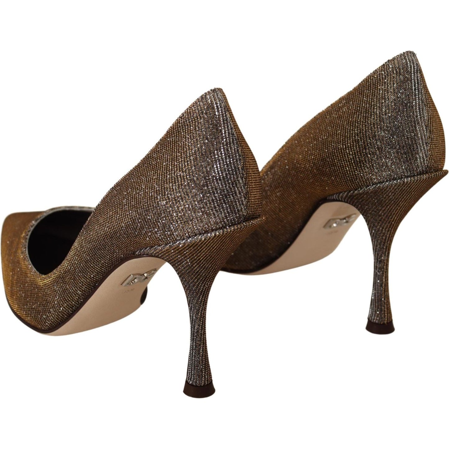 Dolce & Gabbana Elegant Silver Heels Pumps Classic Dolce & Gabbana Dark Slate Gray