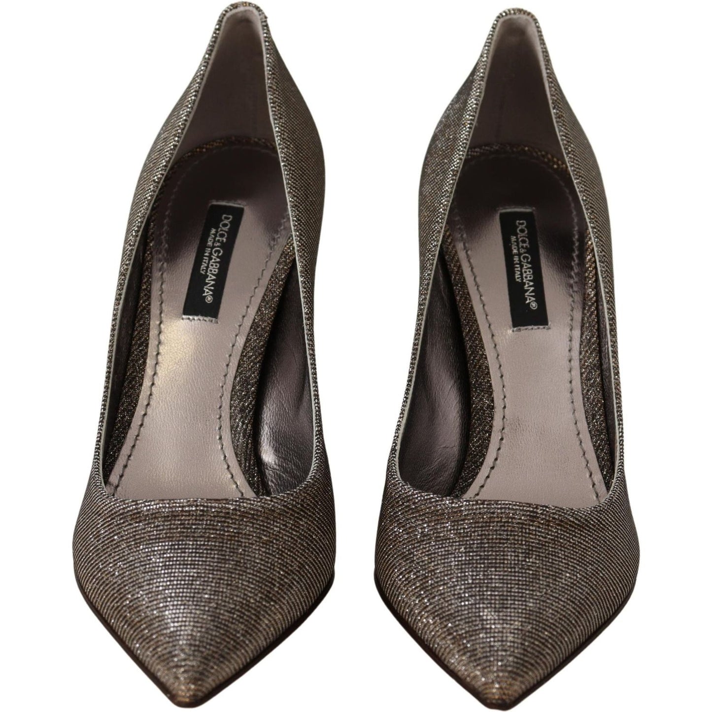 Dolce & Gabbana Elegant Silver Heels Pumps Classic Dolce & Gabbana Dark Slate Gray