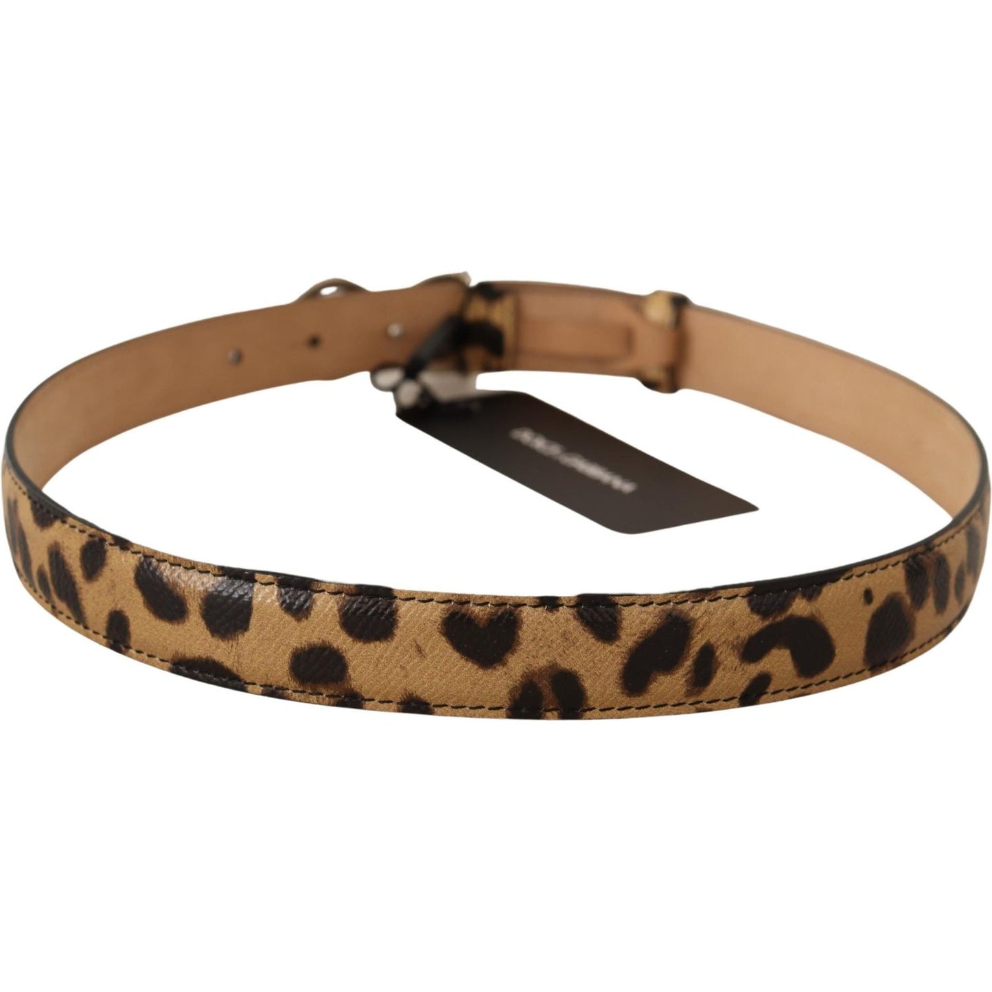 Dolce & Gabbana Elegant Crystal-Embellished Leopard Belt Dolce & Gabbana Sienna