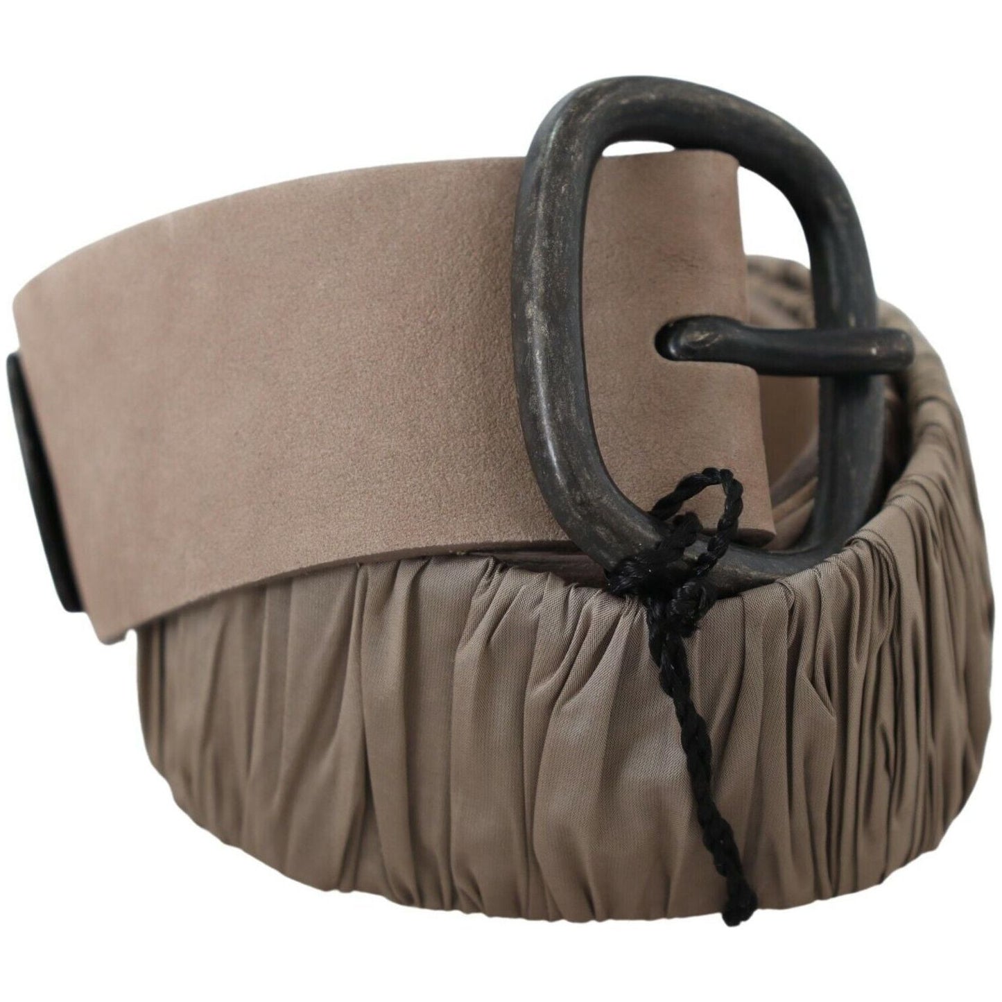 GF Ferre Elegant Brown Leather Fashion Belt GF Ferre Dim Gray