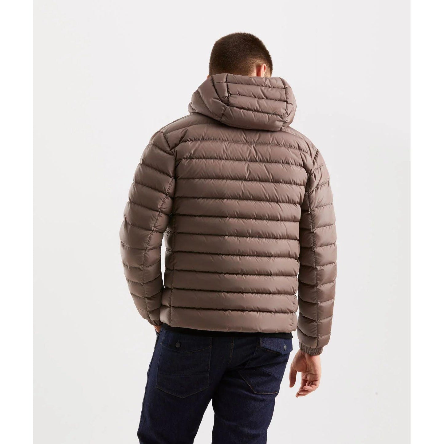 Refrigiwear Beige Nylon Men Jacket Refrigiwear Dark Slate Gray