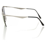 Frankie Morello Silver Metallic Women Sunglass
