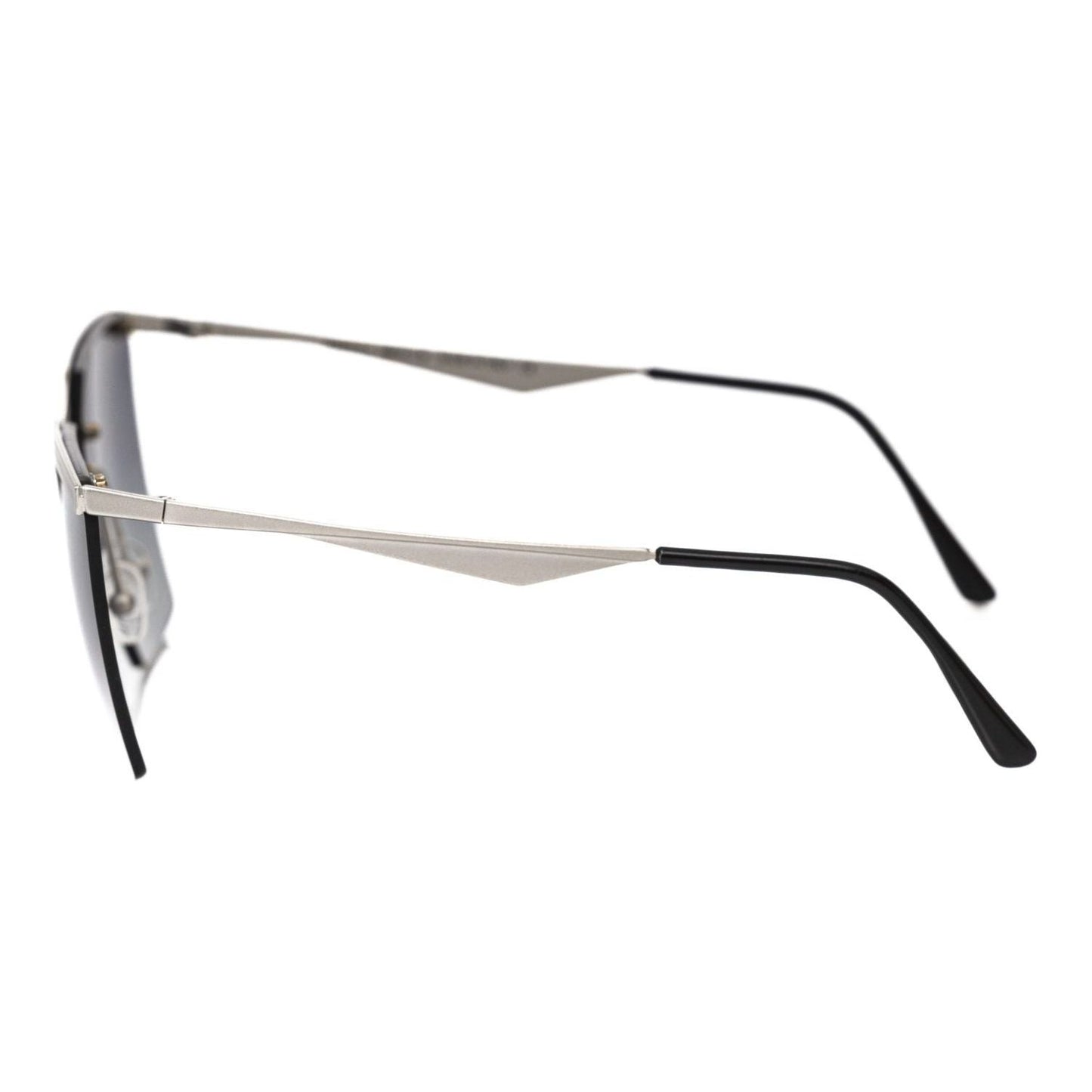 Frankie Morello Silver Metallic Women Sunglass Frankie Morello Gray