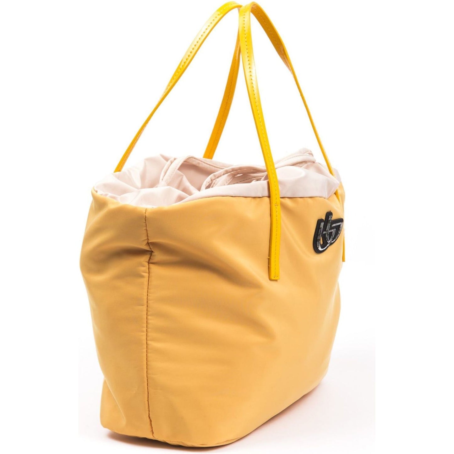 BYBLOS Yellow Polyester Women Handbag BYBLOS Sandy Brown