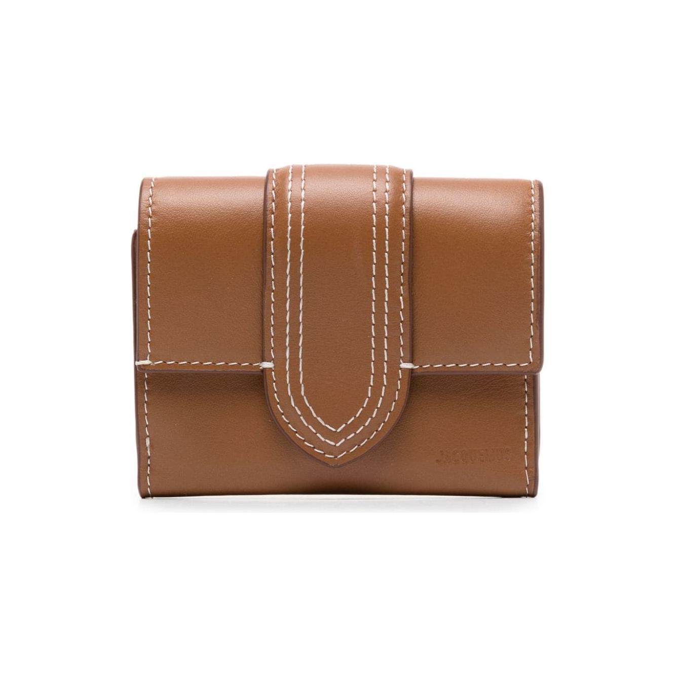 JACQUEMUS Wallets Leather Brown