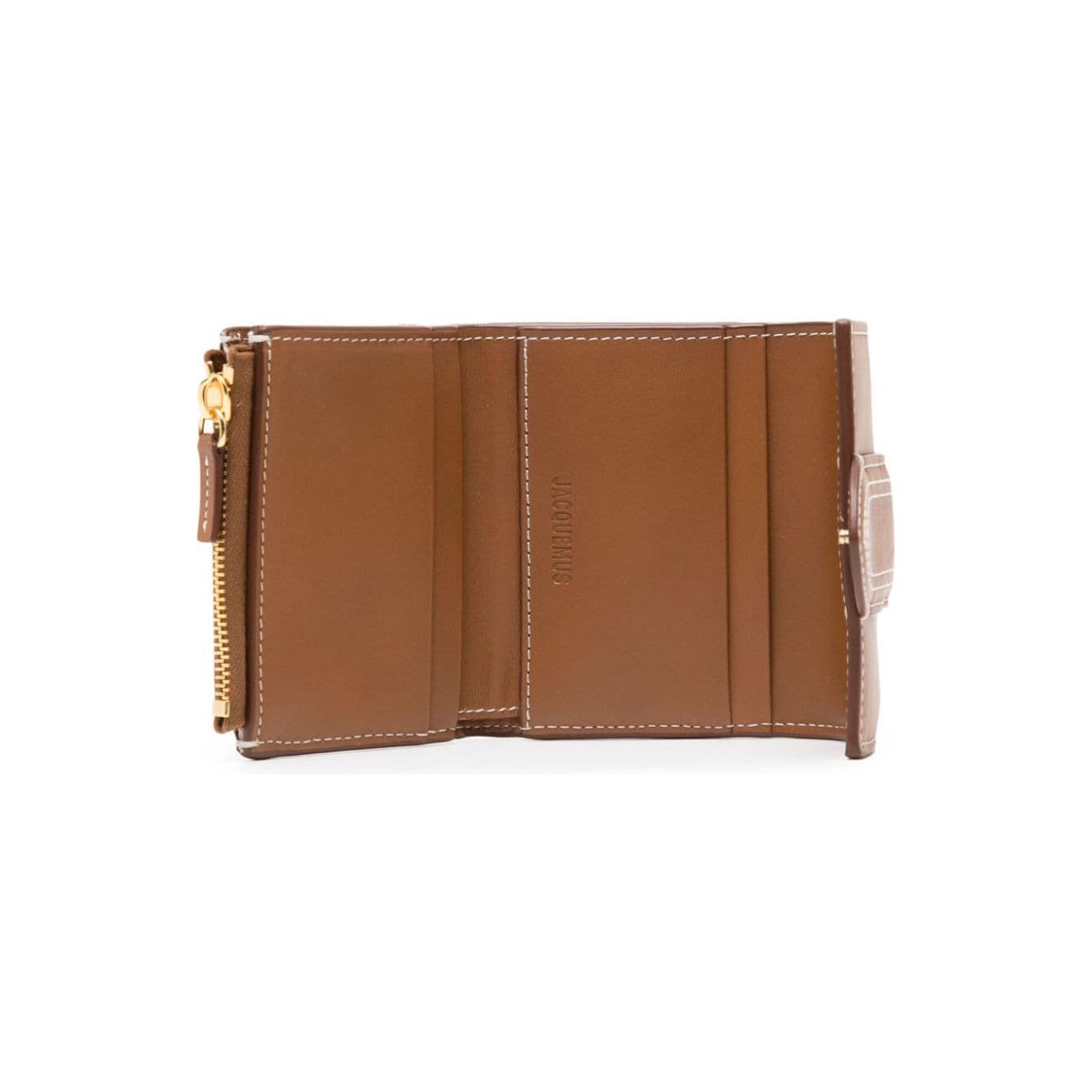 JACQUEMUS Wallets Leather Brown