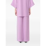 Valentino Silk Wide-Leg Trousers Trousers