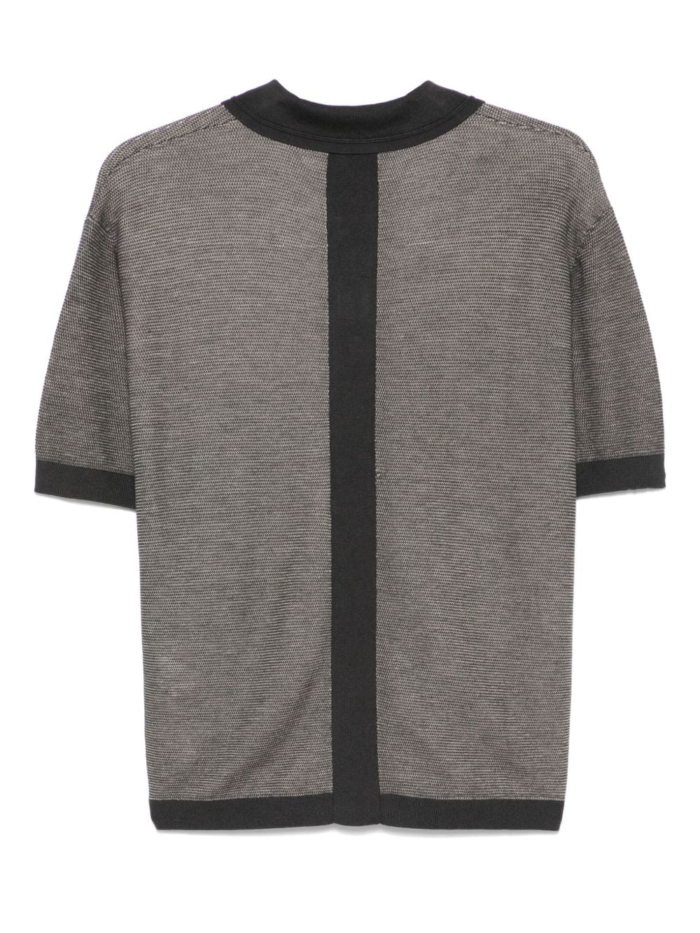 Emporio Armani logo patch polo