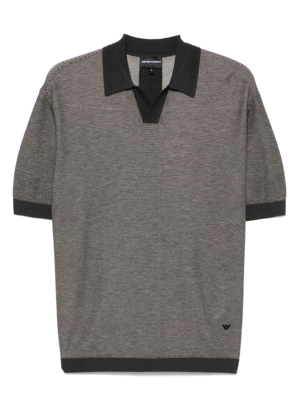 Emporio Armani logo patch polo