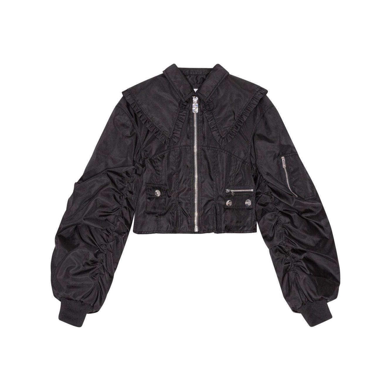 GANNI Coats Black