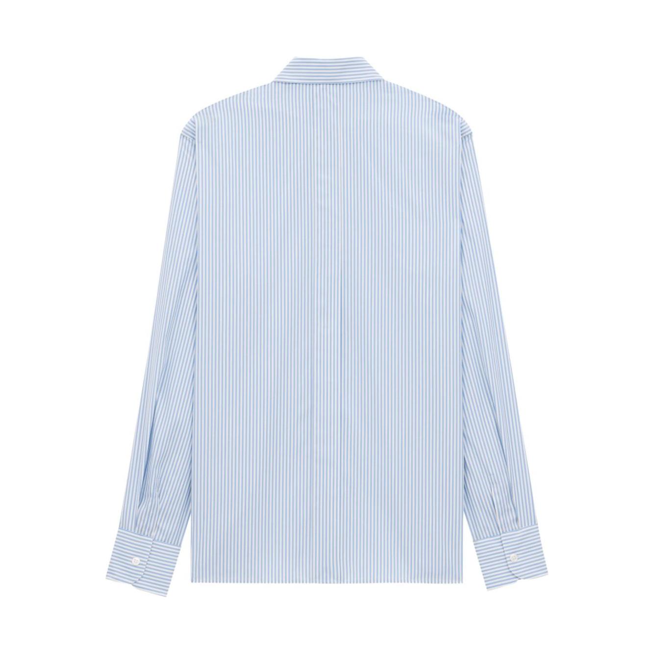 Saint Laurent striped oxford cotton shirt