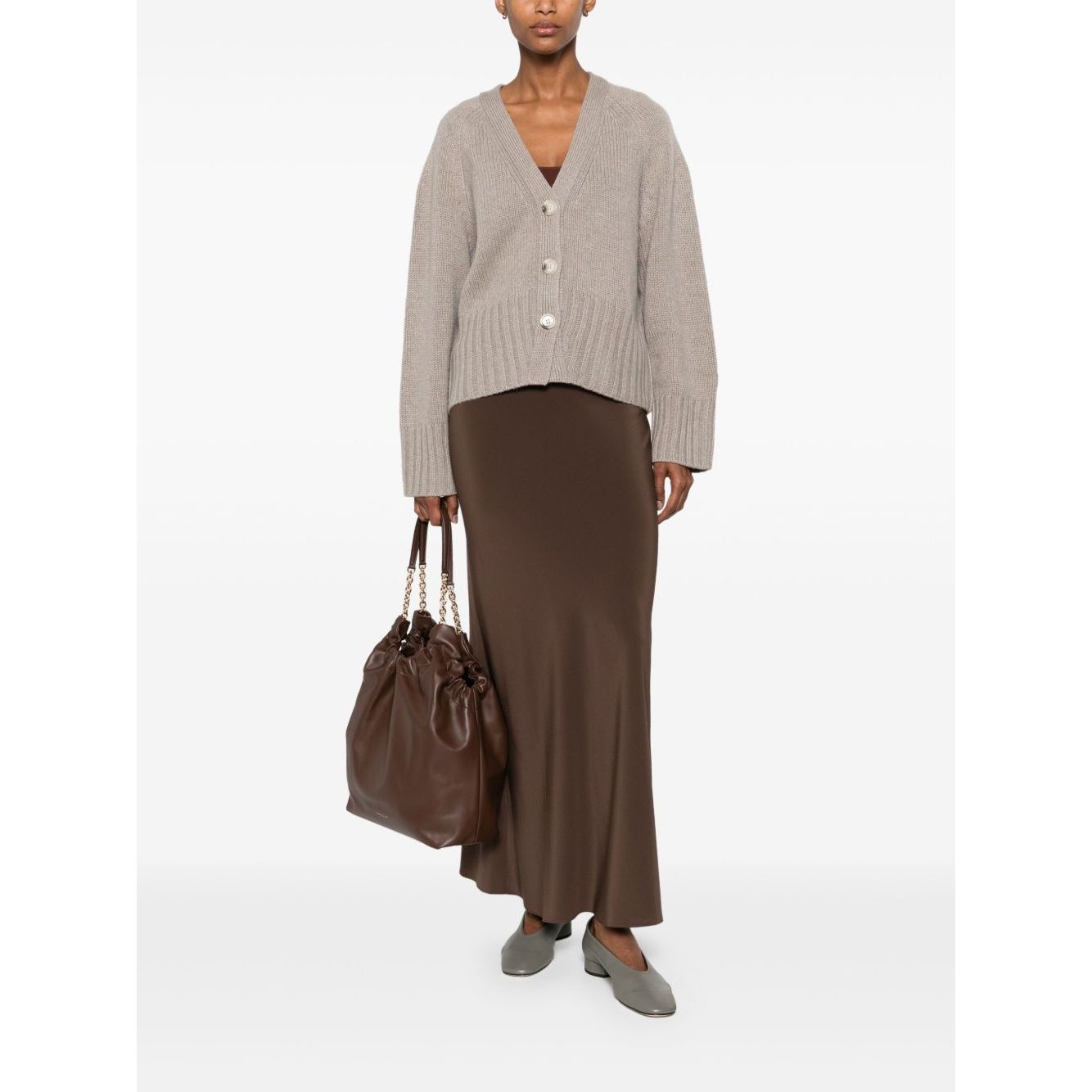 SOFT GOAT Sweaters Light Grey Topwear