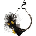 Dolce & Gabbana Purple Crystal Diadem Headband Lemons Sicily Tiara SMY100845