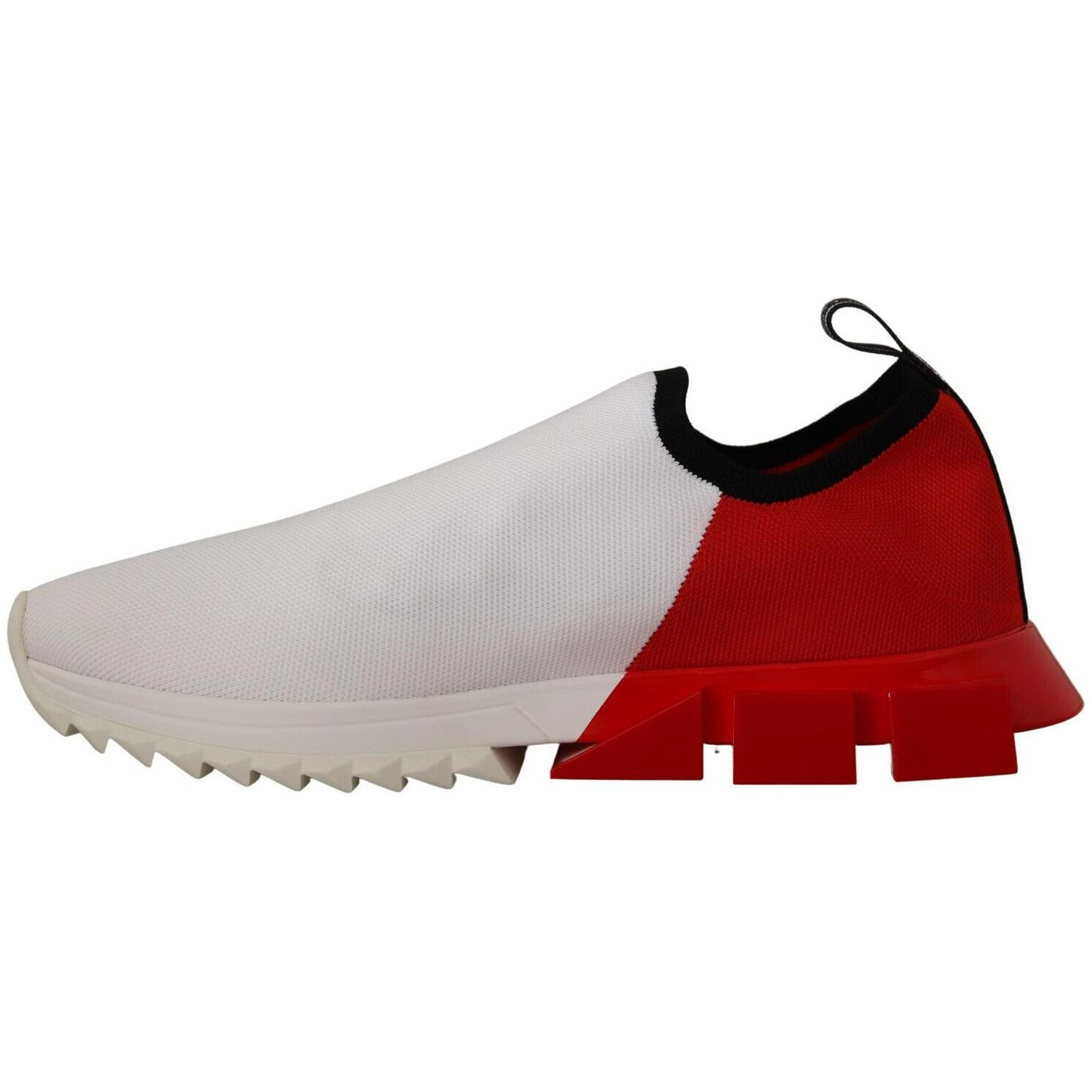 Dolce & Gabbana Elegant Sorrento Sneakers in White Dolce & Gabbana Gray