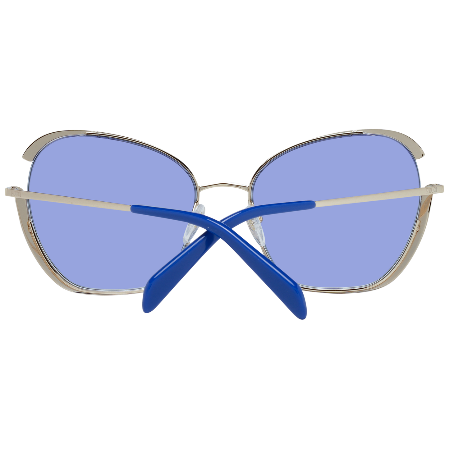 Emilio Pucci Gold Women Sunglasses Emilio Pucci Light Steel Blue