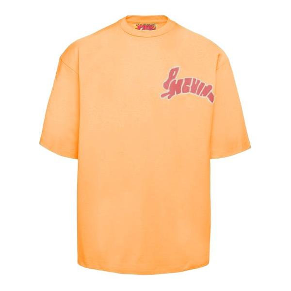 Pharmacy Industry Orange Cotton Men T-Shirt Pharmacy Industry Light Salmon