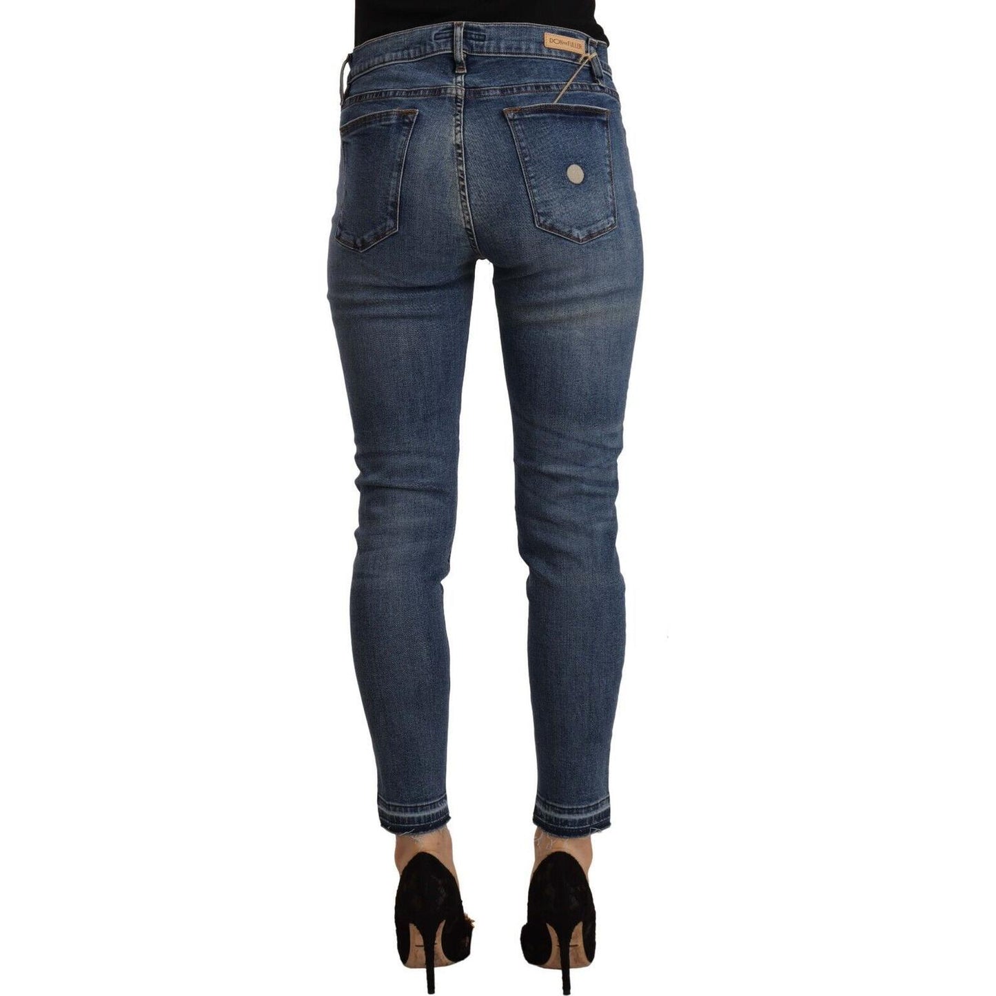 Don The Fuller Chic Slim Fit Blue Washed Jeans Don The Fuller Dark Slate Gray