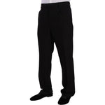 Domenico Tagliente Black Polyester Single Breasted Formal Suit KOS1946 - 51