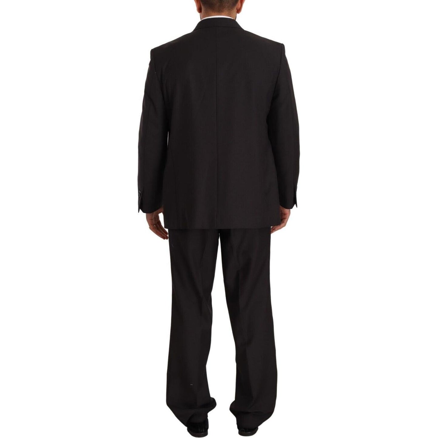 Domenico Tagliente Elegant Grey Two-Piece Suit for Men Domenico Tagliente Black