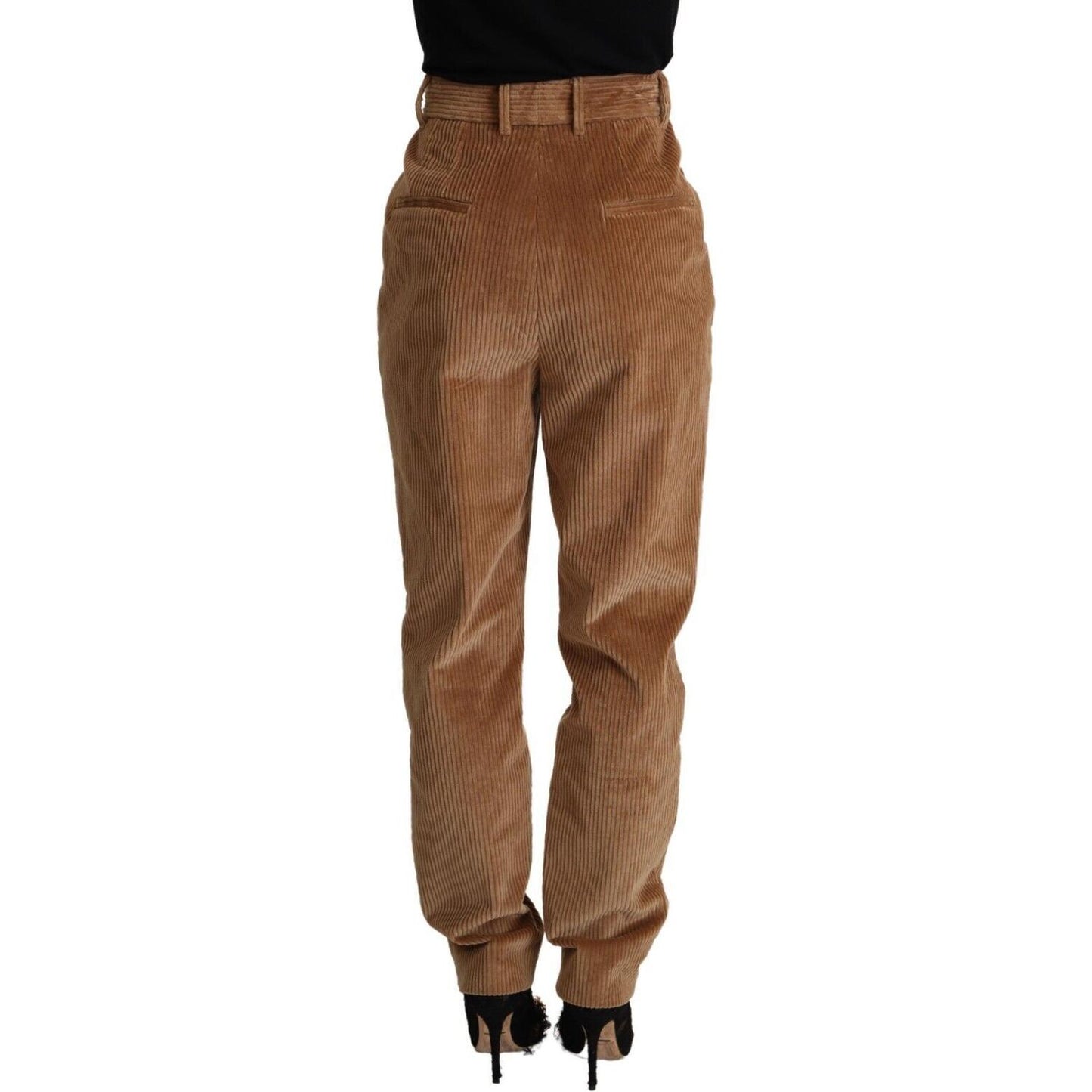 Dolce & Gabbana Chic High-Waisted Corduroy Skinny Pants Dolce & Gabbana Sienna