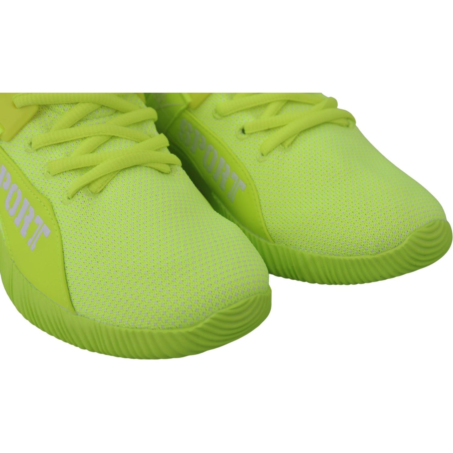 Plein Sport Electrify Your Step with Yellow Carter Sport Sneakers Plein Sport Yellow Green