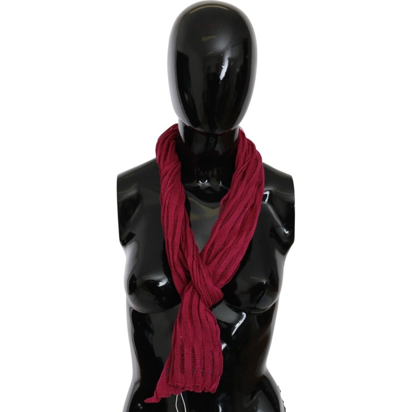 John Galliano Bordeaux Elegance Foulard Shawl Scarf John Galliano Black