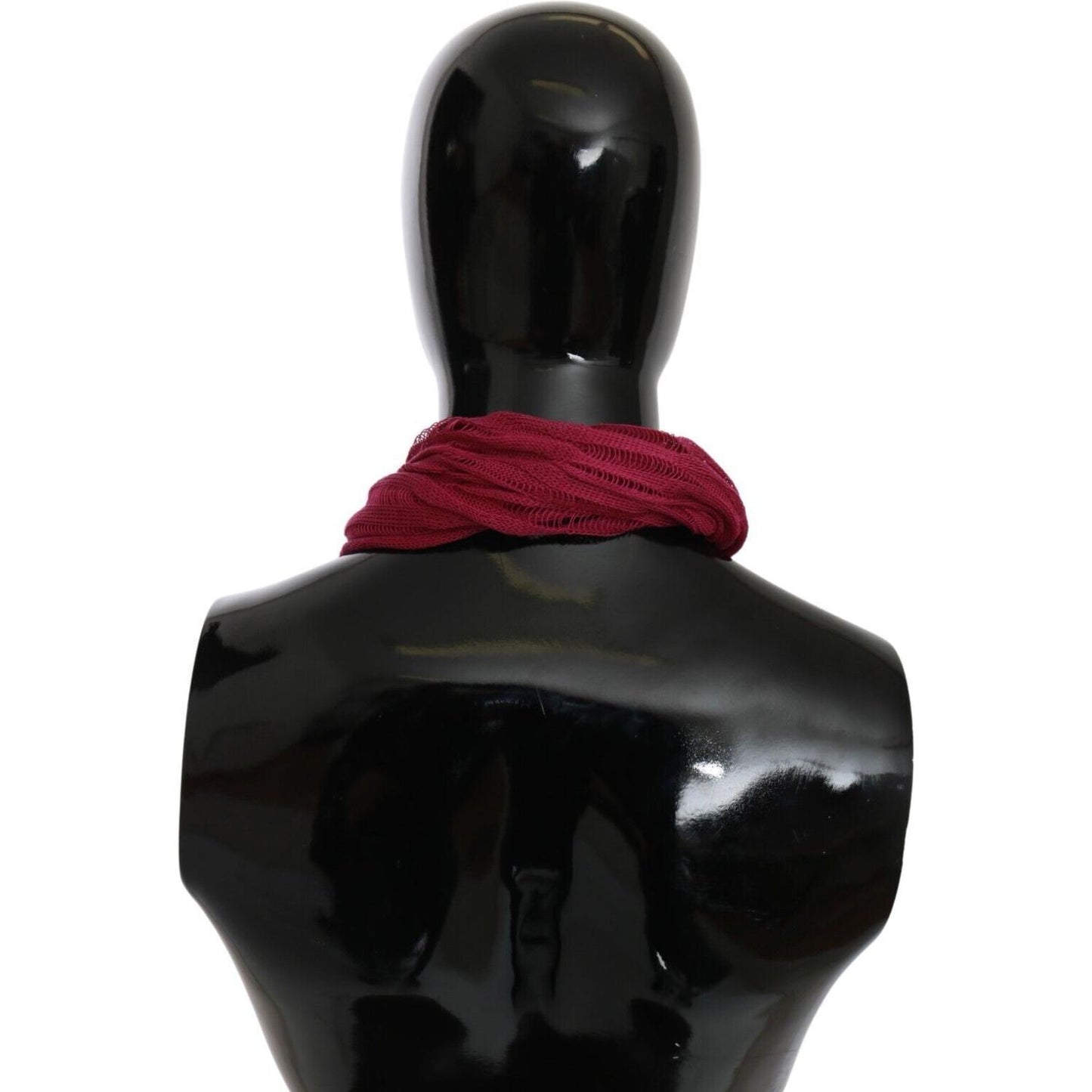 John Galliano Bordeaux Elegance Foulard Shawl Scarf John Galliano Black