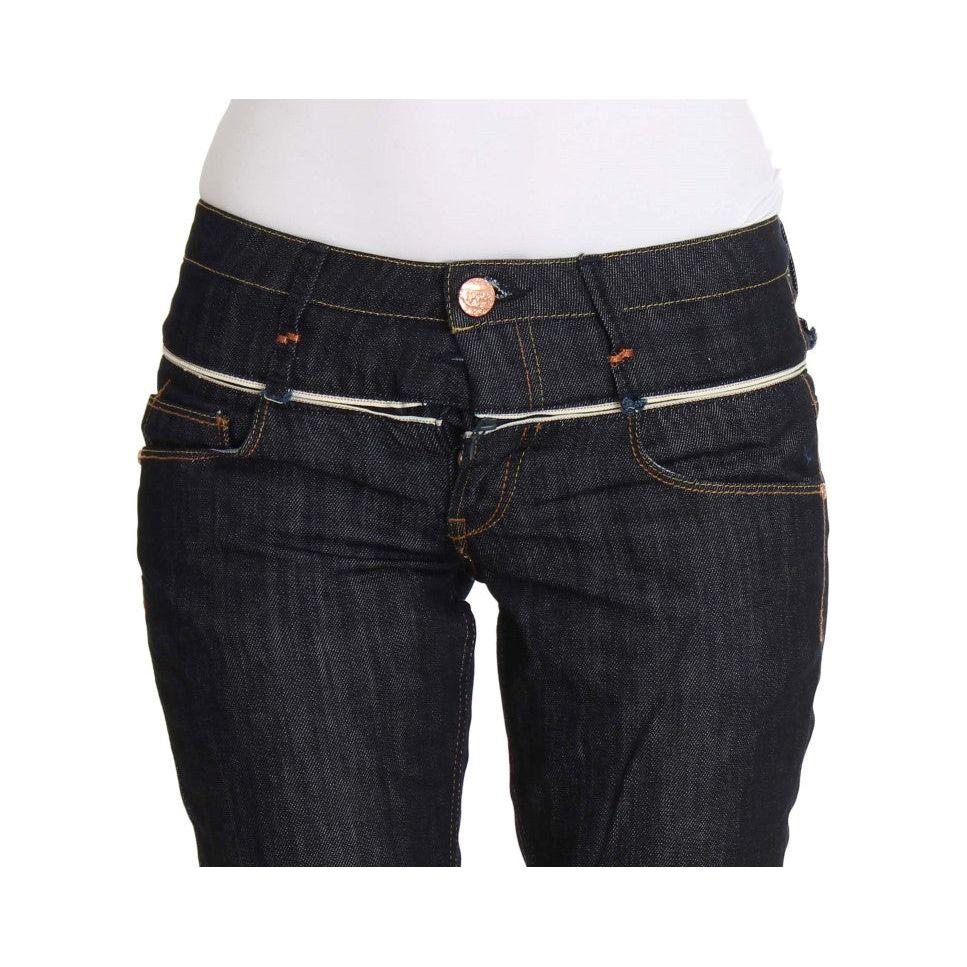 Acht Elegant Straight Leg Dark Blue Jeans Acht Lavender