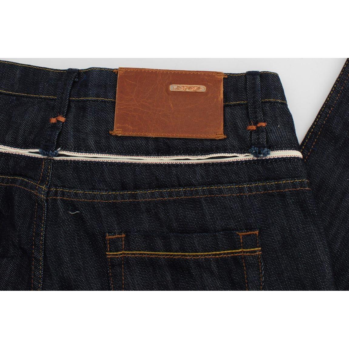 Acht Elegant Straight Leg Dark Blue Jeans Acht Black