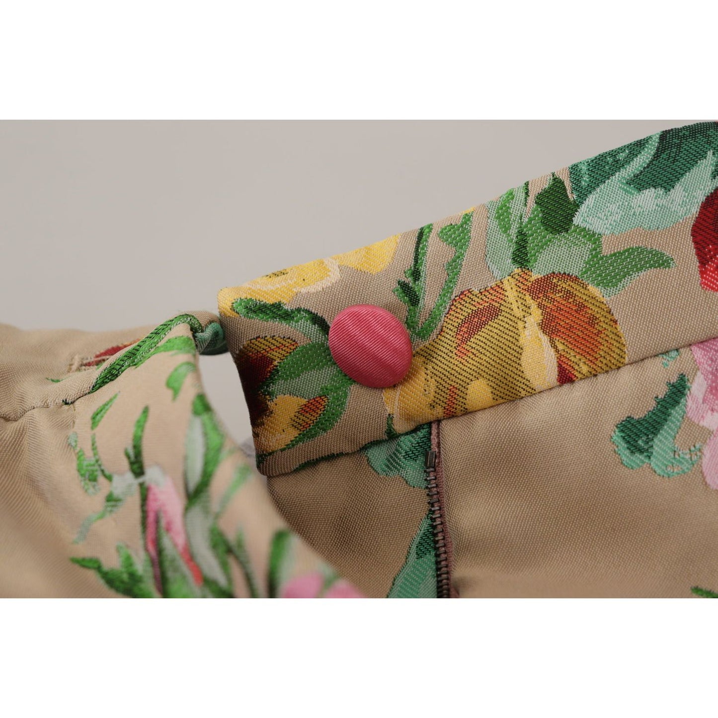 Dolce & Gabbana Floral High-Waist Dress Pants Dolce & Gabbana Rosy Brown