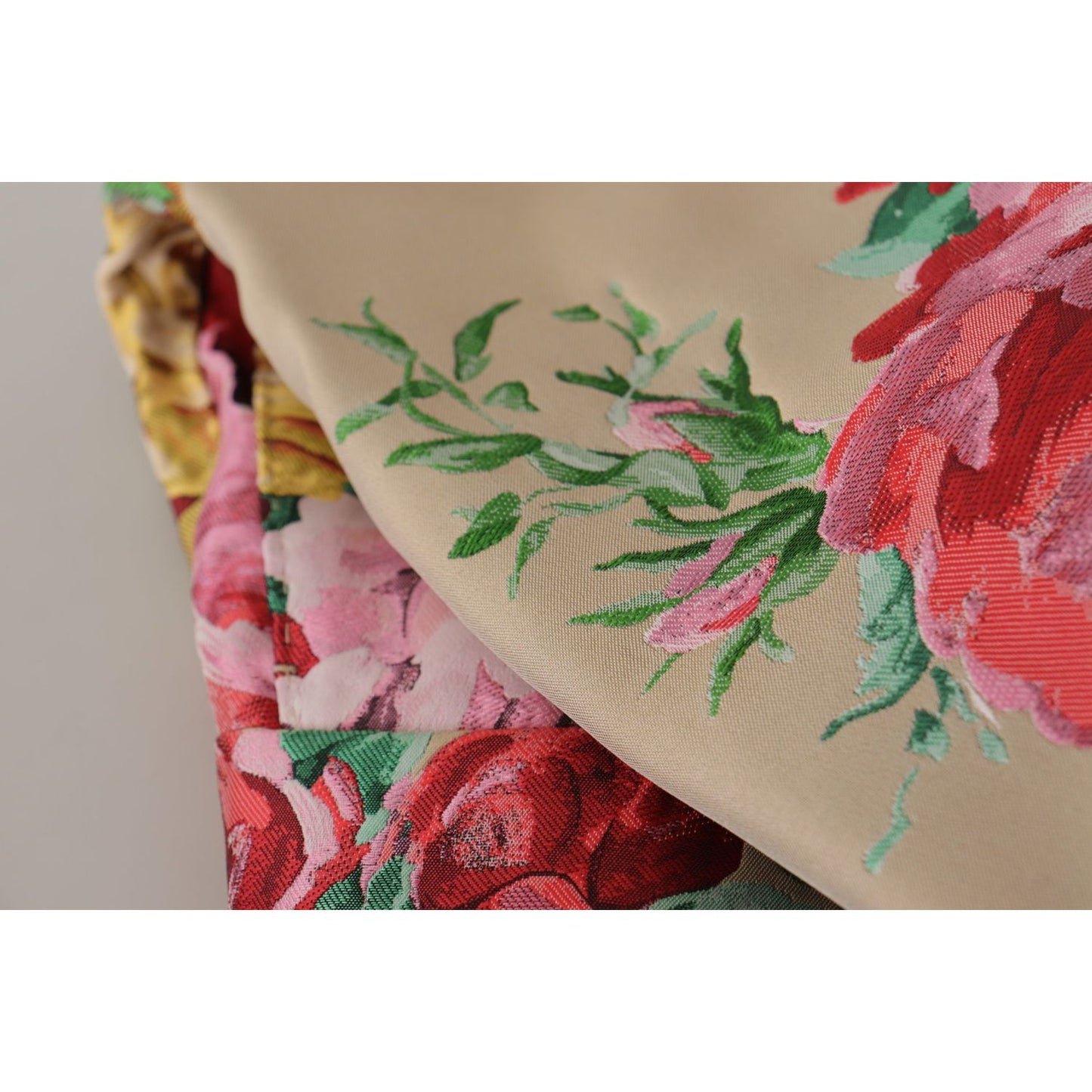 Dolce & Gabbana Floral High-Waist Dress Pants Dolce & Gabbana Rosy Brown